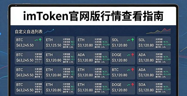 通过imToken官网版获取即时市场数据_imToken官网版币种详情页K线图多周期切换_imToken官网版资产总览区实时价格波动