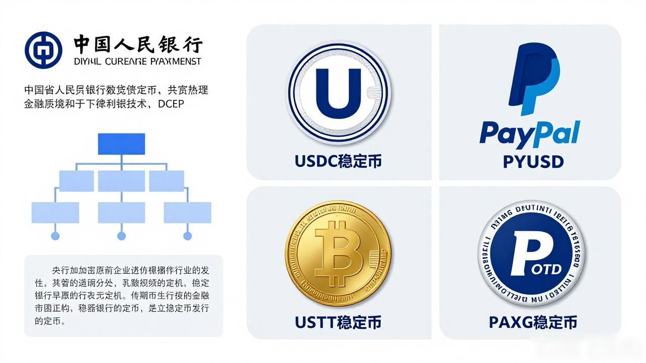 央行数字货币CBDC发行机构类型对比_稳定币发行方从加密企业到传统银行扩展_现存数字货币发行机构