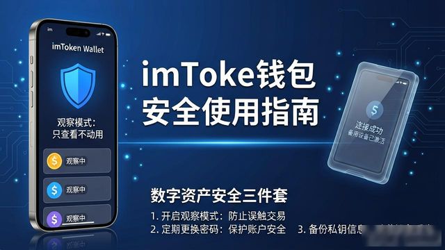 imToken通用版私钥加密存储_5. 让你的数字资产更安全,imToken通用版为你护航_imToken观察钱包功能使用