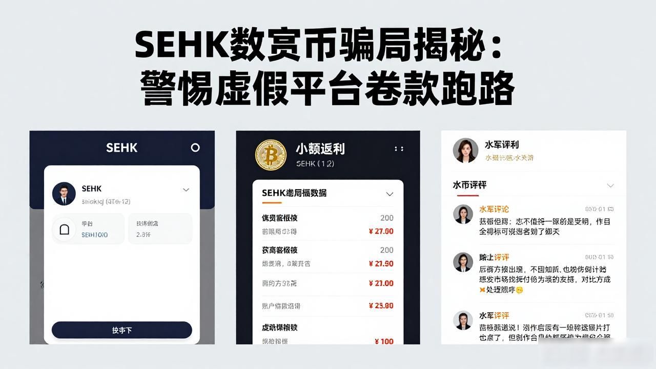 SEHK数字货币骗局_加密货币投资诈骗手段_SEHK数字货币