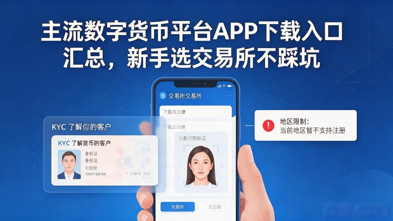 OKX Bybit Coinbase注册KYC区别_主流数字货币平台下载避坑指南_主流数字货币平台下载