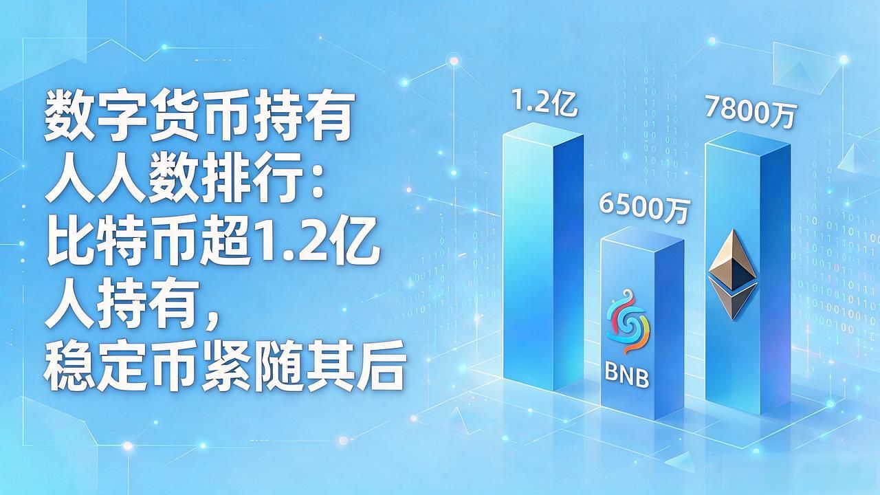 2026年全球数字货币持有人数排行_比特币以太坊稳定币用户分布_数字货币持有人数排行