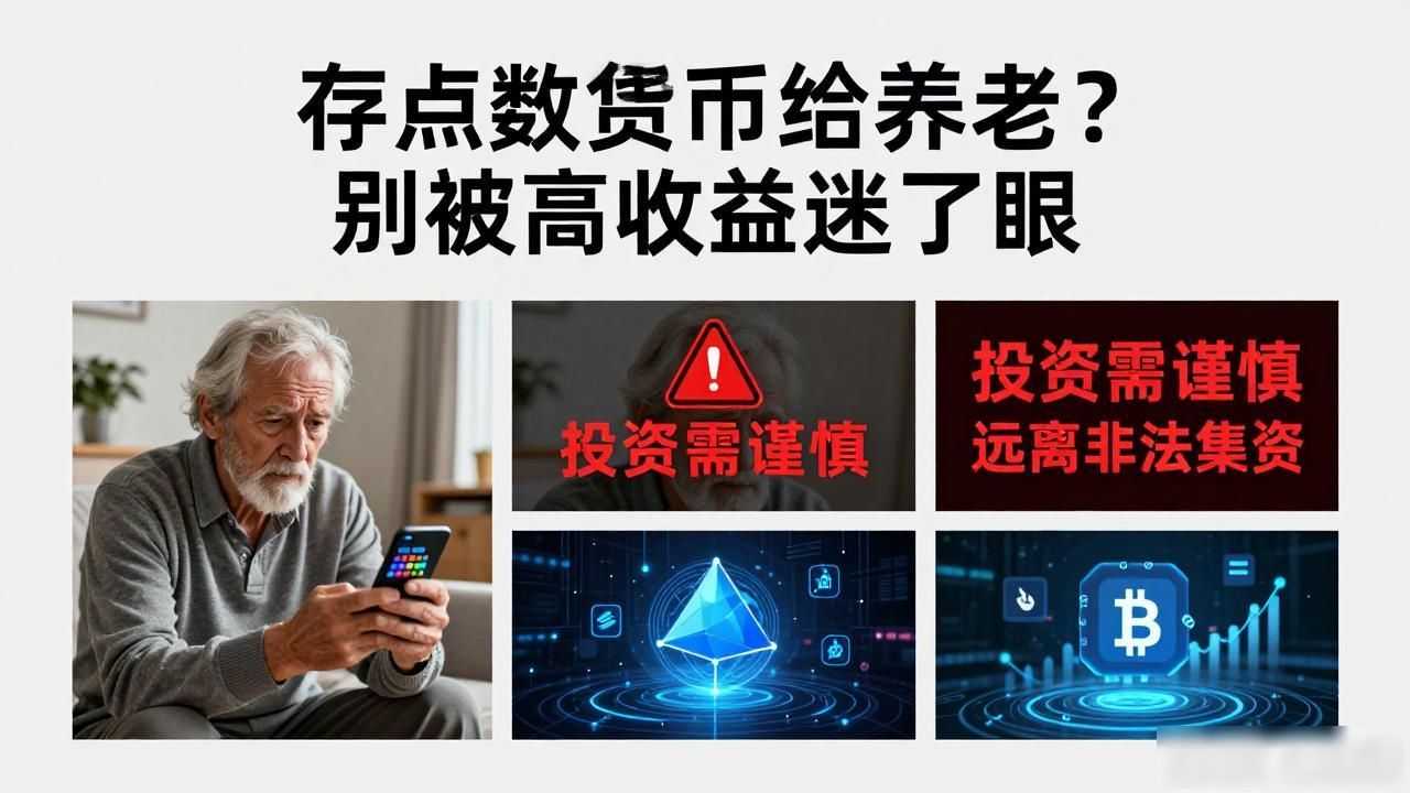 警惕数字货币养老投资骗局_数字货币和退休金_中老年人退休金投资数字货币风险