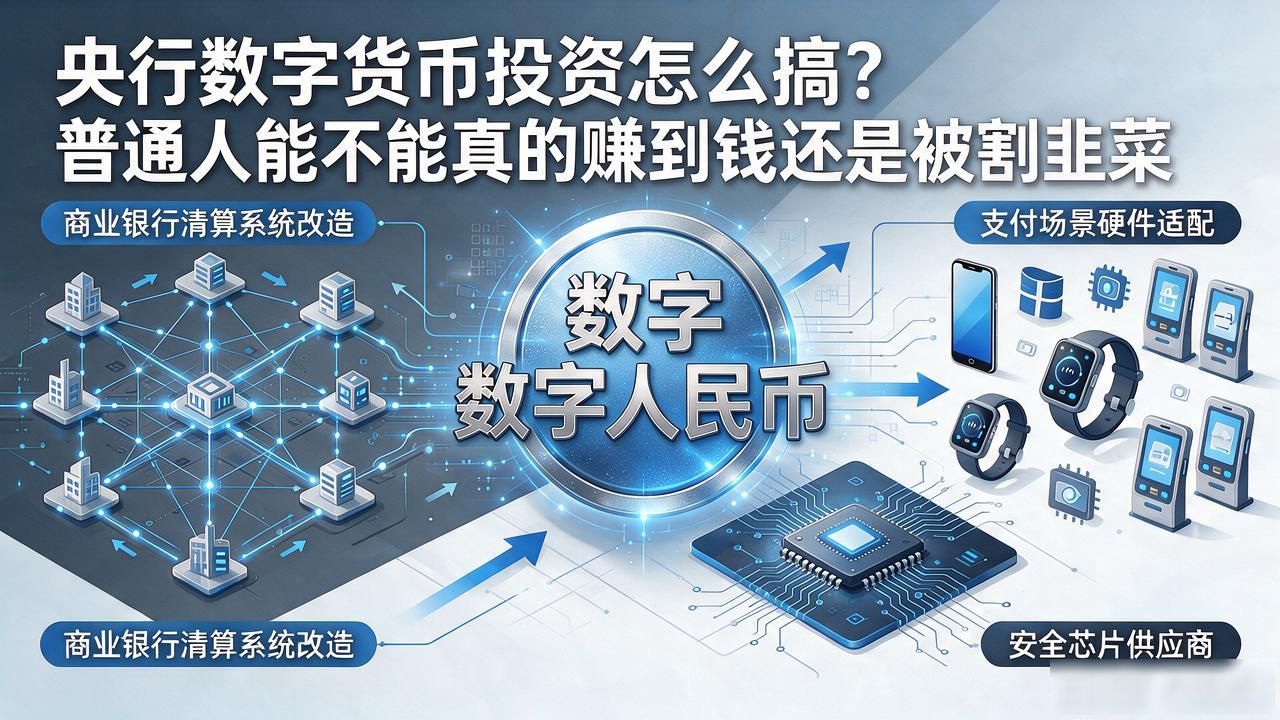 央行数字货币投资_央行数字货币投资_数字人民币产业链机会